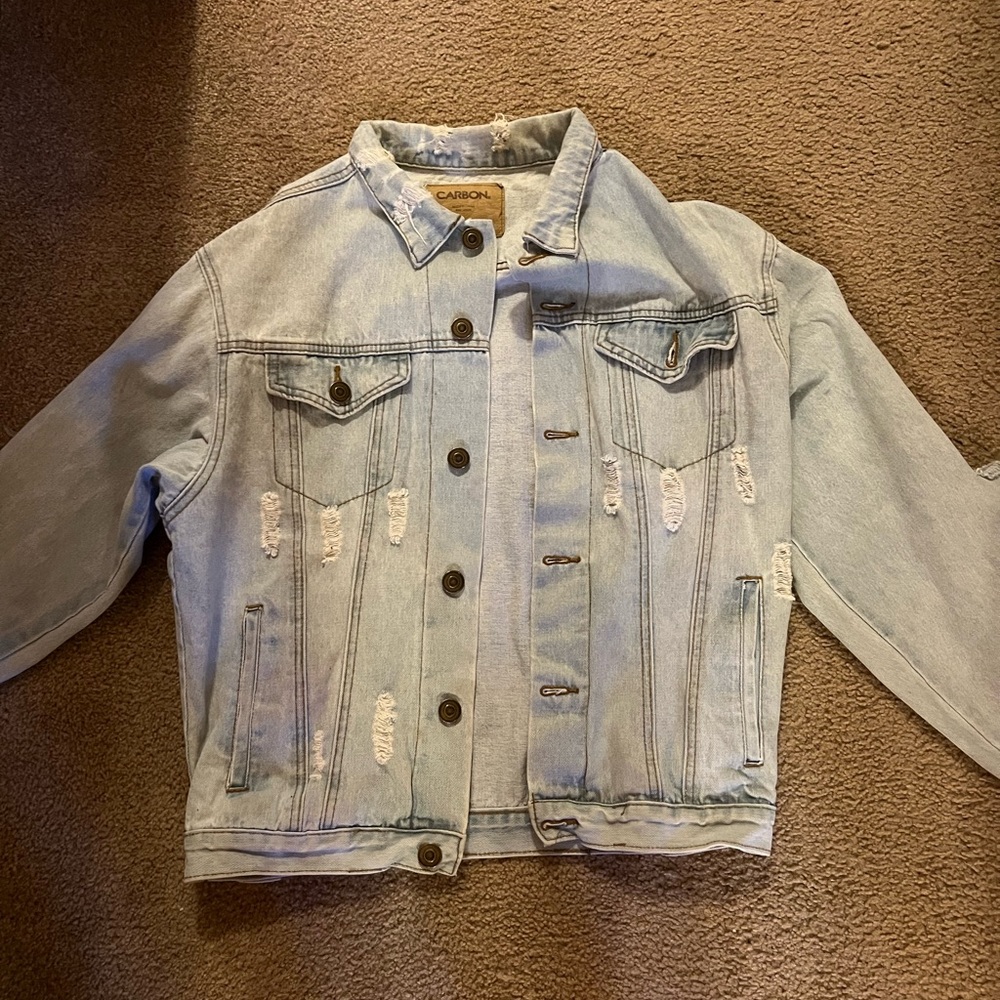 Carbon jean jacket